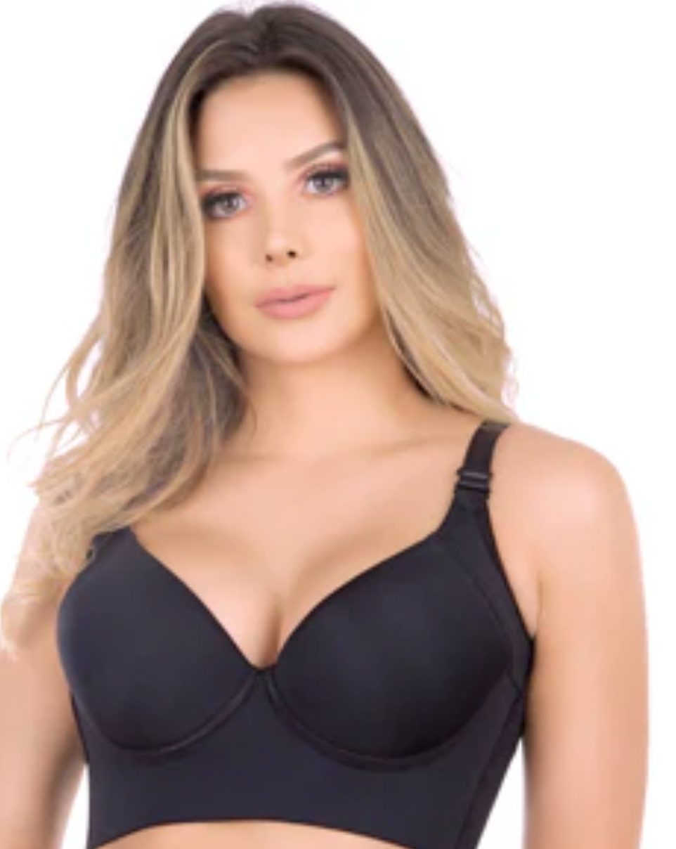 Sujetador push-up extra firme de alta compresión