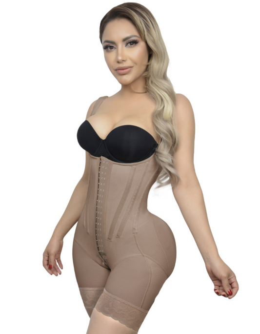 1581 Bootylicious line for enhanced buttocks and ultra waist Sexy Body with bars - Sensual Cocoa